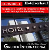neugebautes, langfristig verpachtetes Hotel in einer Top 1A-Lage von Baden-Württemberg zu verkaufen Gewerbe kaufen 70184 Stuttgart Bild klein