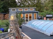 1-2 Fam Hs Pool Sauna Teich Nebengebäude Wintergarten Kamin Haus kaufen 29664 Walsrode Bild klein