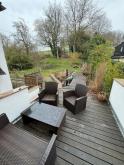 3-Zi. mit Laminat, Küchenofen, Terrasse, Kachelofen und offener Küche in zentraler Lage! Wohnung mieten 08393 Meerane Bild klein
