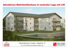 3 Zi. OG mit Balkon ca. 97 m² - Wohnung 12 - Zeppelinstr. 10, 79761 Waldshut-Tiengen - Neubau Wohnung kaufen 79761 Waldshut-Tiengen Bild klein
