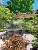 Besichtigung 23.6. 2-Zimmer-EG- Gartenwohnung mit Hobbyraum / Kamin / Vorgarten / Terrasse/ Garage Wohnung kaufen 85521 Ottobrunn Bild klein