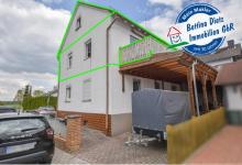 DIETZ: Gepflegte 3-Zimmerwohnung im 1.OG mit Balkon in Langstadt, Babenhausen nahe des Feldes! Wohnung mieten 64832 Babenhausen Bild klein