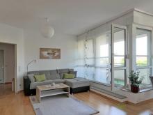 (EF0503_M) Dresden: Radebeul, Bezug in neu möblierte Dach-Wohnung mit Dachterrasse, Aufzug im Haus, ruhige Wohnlage Wohnung mieten 01445 Radebeul Bild klein