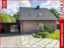 * Einfamilienhaus mit Potenzial * Großes Grundstück * Unverbaute Rücksicht * Haus kaufen 26810 Westoverledingen Bild klein