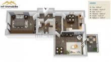 Erdgeschoss...Wohnen im Denkmal 2 Zimmer Küche Bad Balkon 69 m2 Wohnung mieten 38368 Mariental Bild klein