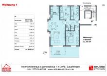 Erstbezug in Lauchringen: 3-Zi. EG mit Terrasse ca. 89 m² mit Lift zum 1.11.26 zu vermieten Wohnung mieten 79787 Lauchringen Bild klein