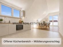 Exklusive Neubau-Dachgeschosswohnung in Ingolstadt-Unterhaunstadt - ca. 116 m², Erstbezug, KfW 55 & zwei separat nutzbare Wohnbereiche! Wohnung kaufen 85055 Ingolstadt Bild klein