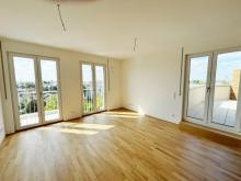 Helligkeit & Eichenholz: Barrierefreie 3-Zimmer-Wohnung mit West-Dachterrasse & Fernblick. Wohnung mieten 64283 Darmstadt Bild klein