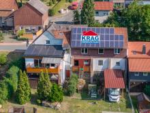 ++ KRAG Immobilien ++ Viel Platz für Wohnen & Beruf: Saal, Werkstatt, Keller, Garten, Balkon, provisionsfrei Haus kaufen 35102 Lohra Bild klein