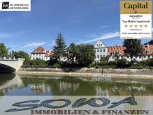 Leopoldineninsel - Schöne bezugsfreie 2 Zimmer Wohnung mit Balkon mit Blick auf das Schloss in einer beliebten Lage in der Stadtmitte in Neuburg - Ein Objekt von Ihrem Immobilienpartner SOWA Immobilien und Finanzen Wohnung kaufen 86633 Neuburg an der Donau Bild klein