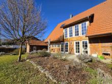 Modernes Eichenfachwerkhaus von 2011: Handwerkliche Qualität trifft energieeffiziente Architektur Haus kaufen 72379 Hechingen Bild klein