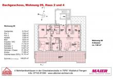 Neubau Waldshut - 4,0 Zimmerwohnung Dachgeschoss Penthouse mit Lift Wohnung kaufen 79761 Waldshut-Tiengen Bild klein