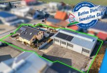 ***RESERVIERT***DIETZ: Einzigartiges Architektenhaus mit Einliegerwohnung, Pool und Gewerbehalle Haus kaufen 63820 Elsenfeld Bild klein