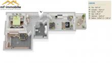 ruhige 2 Zimmer Wohnung, Küche, Bad, Balkon *67 m2* Wohnung mieten 38368 Mariental Bild klein
