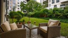 Ruhige Gartenterrasse mit 3-Zimmer-Wohnung - total zentral Wohnung kaufen 10179 Berlin Bild klein