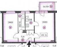 **SCHICKE Balkonwohnung mit 2 Zimmern, Tageslichtbad und EBK** Wohnung kaufen 12101 Berlin Bild klein