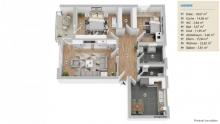 Schöne 3,5-Zimmer-Wohnung mit Garage Wohnung kaufen 79793 Wutöschingen Bild klein