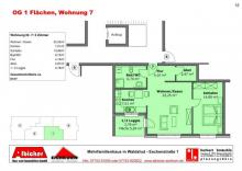 Waldshut-Bergstadt: 2 Zimmerwohnung 1. Obergeschoss mit Balkon ca. 61m² mit Lift zu vermieten Wohnung mieten 79761 Waldshut-Tiengen Bild klein