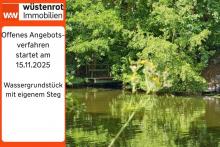 Wassergrundstück: Ferienhaus zur ganzjährigen Nutzung: mit eigenem Bootssteg am 918 m² Grundstück Haus kaufen 15528 Spreenhagen Bild klein