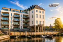 Wohnen im ehemaligen Stadtbad: Stilvolle 3-Zimmer-Wohnung mit Ruhrblick im Palais am Stadtkai Wohnung kaufen 45468 Mülheim an der Ruhr Bild klein