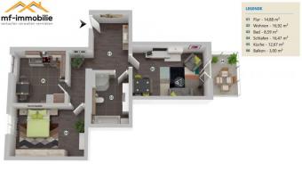2- Zimmer EG Wohnung in Mariental mit Balkon Wohnung mieten 38368 Mariental Bild mittel