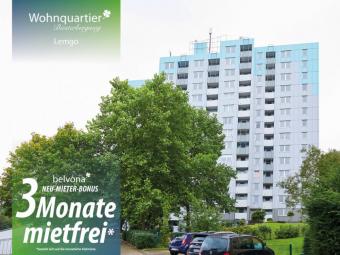 3 Monate mietfrei: Frisch sanierte 2 Zimmer-Marmor-Luxuswohnung im Wohnquartier Biesterbergweg! Wohnung mieten 32657 Lemgo Bild mittel