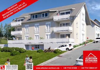 3 Zi. EG mit Balkon ca. 86 m² - Wohnung 2 - Bergstr. 13, 79848 Bonndorf-Neubau mit Lift-klimafreundlich KFN-KFW297+298 Wohnung kaufen 79848 Bonndorf im Schwarzwald Bild mittel