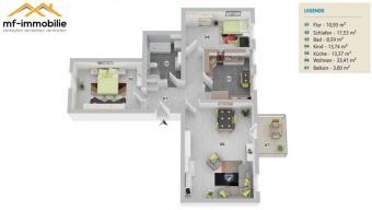 3 Zimmer, Küche, Bad Erdgeschoss mit Balkon Wohnung mieten 38368 Mariental Bild mittel