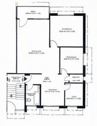 3-Zimmer-Obergeschoß-Wohnung (neu saniert) mit Balkon und Stellplatz in ruhiger Lage Wohnung mieten 65468 Trebur Bild mittel