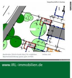 917 m² Grundstück mit Doppelhaushälfte zur Renovierung Haus kaufen 82131 Gauting Bild mittel