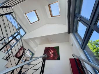 Architektur mit Bug und Brücke: exklusives Splitlevel-Haus mit dem besonderen Charme Haus kaufen 48165 Münster Bild mittel