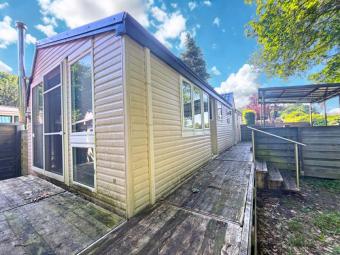 Attraktives Chalet auf dem Campingplatz Heideruh in Uelsen/Getelo Haus kaufen 49843 Uelsen Bild mittel