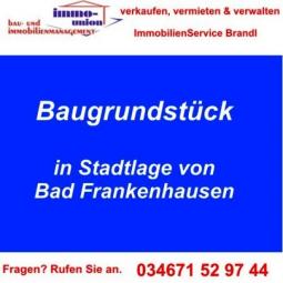 BAUGRUNDSTÜCK in schöner Lage Grundstück kaufen 06567 Bad Frankenhausen Bild mittel