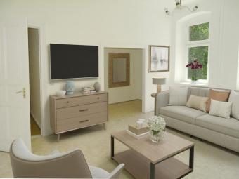 Bezugsfreie ruhige 
1,5-Zimmer-Altbauwohnung
in begehrter Lage Friedrichhain Wohnung kaufen 10247 Berlin Bild mittel