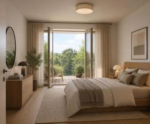 Bogenhausener Höfe: 2-Zimmer-Wohnung nach eigenen Wünschen planbar - mit Fernblick Wohnung kaufen 81925 München Bild mittel