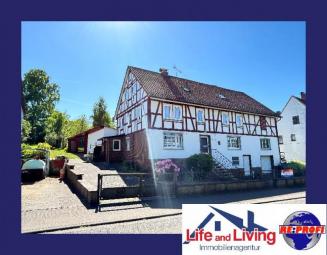 Charmantes EFH mit vielseitigen NutzungsmöglichkeitenNebengebäude, Werkstatt u. idyllischem Garten Haus kaufen 36325 Feldatal Bild mittel