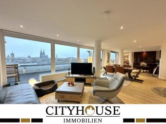 CITYHOUSE: Penthouse - Kölns schönster Blick auf den Dom! 90 m² Terrasse in Süd-West-Ausrichtung Wohnung mieten 50679 Köln Bild mittel