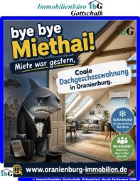 # Dachgeschoßwohnung in Oranienburg zur Eigennutzung oder Neuvermietung 3 Zimmer # Wohnung kaufen 16515 Oranienburg Bild mittel