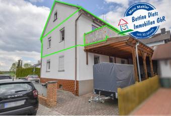 DIETZ: Gepflegte 3-Zimmerwohnung im 1.OG mit Balkon in Langstadt, Babenhausen nahe des Feldes! Wohnung mieten 64832 Babenhausen Bild mittel