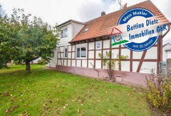 DIETZ: Gepflegtes Fachwerkhaus mit Garten, kleinem Nebengebäude im Babenhausen OT Harpertshausen! Haus 64832 Babenhausen Bild mittel