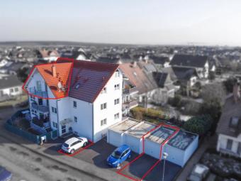 DIETZ: Lichtdurchflutete 4,5 Zimmer-Maisonette große Dachloggia - Galerie - Garage - Stellplatz Wohnung kaufen 64850 Schaafheim Bild mittel
