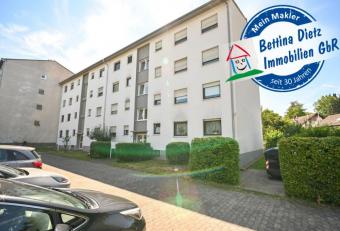 DIETZ: TOP-Modernisierte 2-Zimmer-Wohnung im 3. Obergeschoss mit Balkon und Kellerraum Wohnung mieten 64354 Reinheim Bild mittel