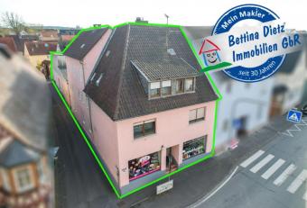 DIETZ: Vermietetes (362qm) Wohn- & Geschäftshaus: 4 Wohneinheiten, 2 Ladenlokale & Gewölbekeller! Haus kaufen 63762 Großostheim Bild mittel