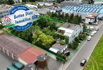 DIETZ: Wohn-, Büro-, Hallen und Geschäftshaus - genehmigte Bauvoranfrage für weiteren Bau Bestelage! Gewerbe kaufen 63110 Rodgau Bild mittel