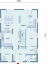 Durchdachtes Wohnkonzept auf knapp 178 m² unser Design 29 Haus kaufen 48683 Ahaus Bild mittel