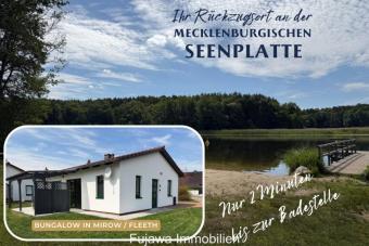 Ebenerdiges Ferienhaus (Bungalow) auf Eigentumsland - nur 2 Min. zum Badestrand Fleeth Haus kaufen 17252 Mirow Bild mittel