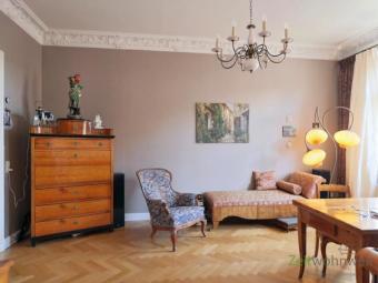 (EF1256_M) Dresden: Johannstadt-Nord, stilvoll möblierte Wohnung mit Parkett, Stuckdecken, Aufzug und, Balkon Wohnung mieten 01307 Dresden Bild mittel