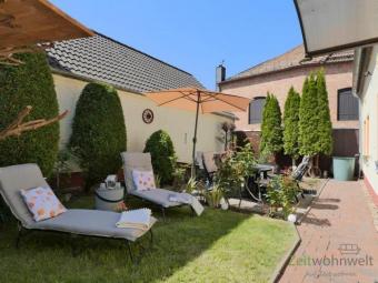 (EF1269_M) Magdeburg: Barleben, preiswerte große ruhige möblierte Wohnung mit eigener Terrasse und Garten Wohnung mieten 39179 Barleben Bild mittel
