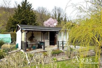 Gartengrundstück mit Ferien-Bungalow am Ortsrand von Liepe in einer Gartensiedlung am Kanal Haus kaufen 16248 Liepe (Landkreis Barnim) Bild mittel
