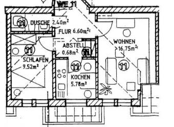 Gemütliche DG 2-Zimmer mit Laminat und EBK in guter Lage Wohnung mieten 09130 Chemnitz Bild mittel